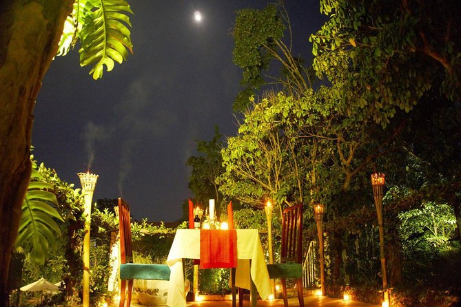 Rooftop Romantic Dinner - 4 Courses Set Meal & Wine - A candlelit evening at Rokkak River Resort