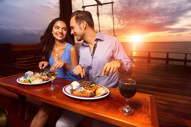 Sail Under Light of the Moon & Enjoy a Romantic Dinner in Spanish Galleon - Dinner Choices: Lobster, Steak, or Both