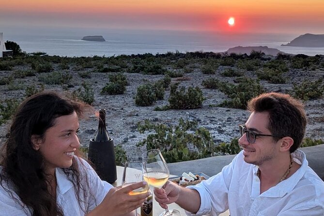 Santorini Honey Moon Romantic Private Sunset Wine Tour - Starting with four wines at Argyros Estate