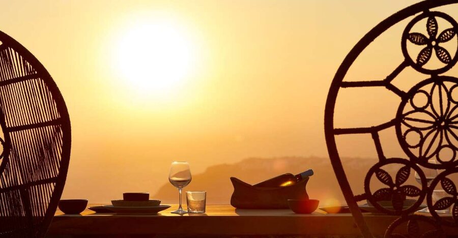 Santorini: Private Romantic Sunset Dinner with Caldera View - A closer look at the menu experience