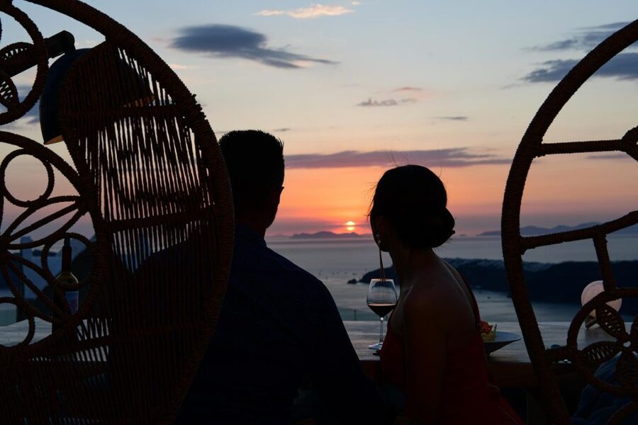 Santorini: Private Romantic Sunset Dinner with Caldera View - A full meal built around local flavors