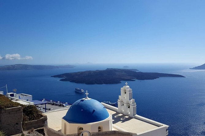 Santorini Private Romantic Tour with Dinner & Wine Tasting - Red Beach and the volcanic side of the island