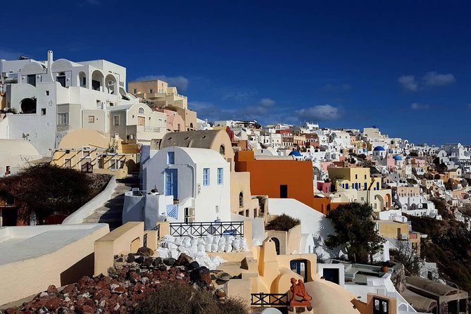 Santorini Private Romantic Tour with Dinner & Wine Tasting - Oia before the crowds build