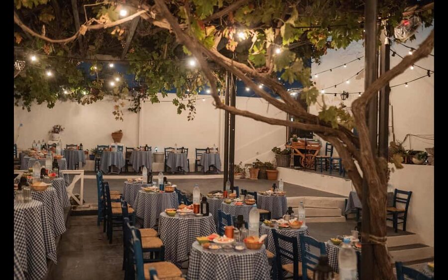 Santorini: The Greek Wedding Show - A Greek wedding inside a Fira courtyard
