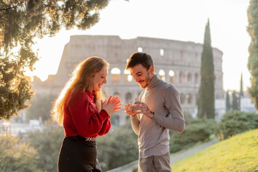 Secret Proposal Photoshoot in Rome + Reel - Booking details worth checking before you pay