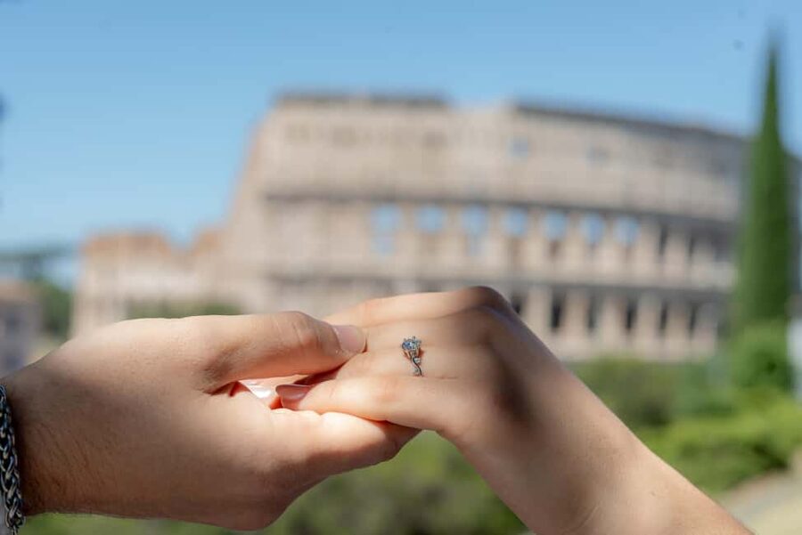 Secret Proposal Photoshoot in Rome + Reel - Why a photographer helps with a Rome proposal