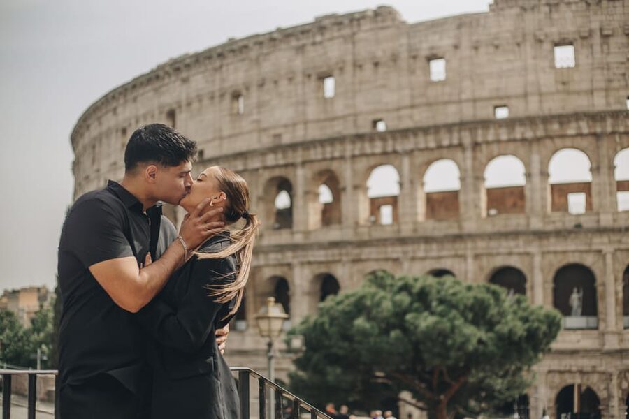 Secret Proposal Photoshoot in Rome + Reel - Returning to Largo Gaetana Agnesi