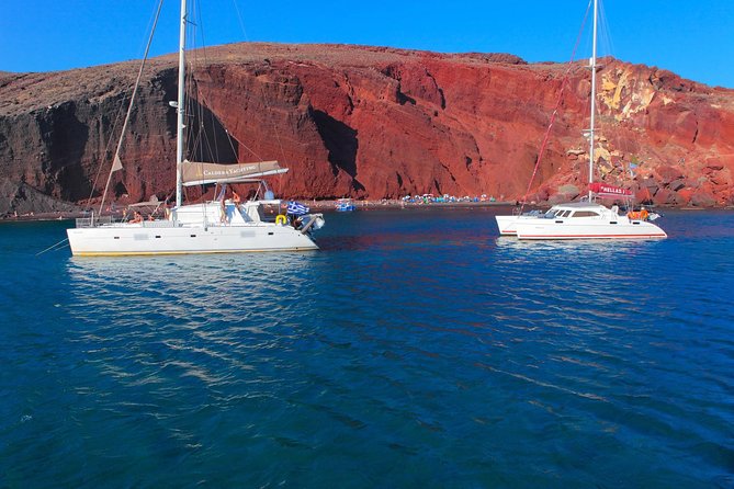 Shared Catamaran Romantic Sunset Cruise from Santorini via Volcano - The small-group format and service question