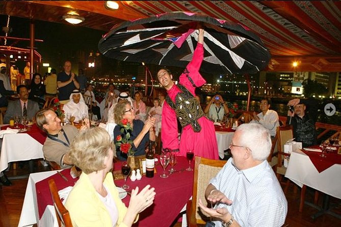 Sightseeing Romantic Dhow Cruise Dinner - From hotel pickup to the creekside boat