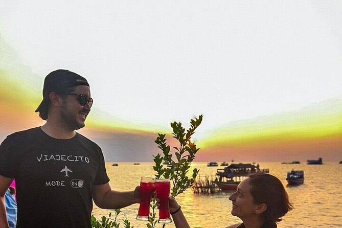 Sunset Dinner and drinks includes a Floating Village cruise tour. - Dinner: the most unpredictable part