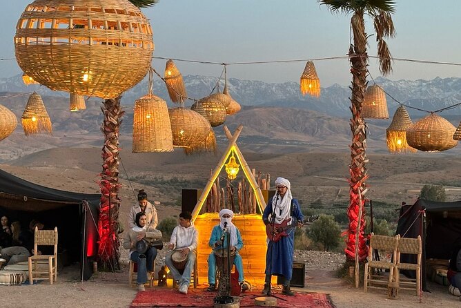 Sunset Dinner in Agafay Desert with show & Transfers - Leaving Marrakech for Agafay’s rocky desert