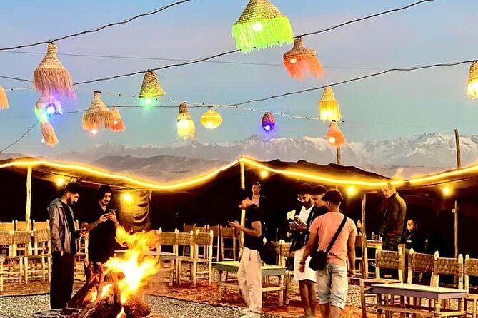 Sunset Dinner in Agafay Desert with show & Transfers - The Berber women’s cooperative visit