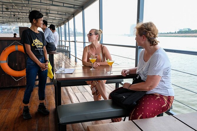 Sunset & Evening Dinner Cruise With One Way Free Pick Up - Finding the boat on Phnom Penh’s Riverside