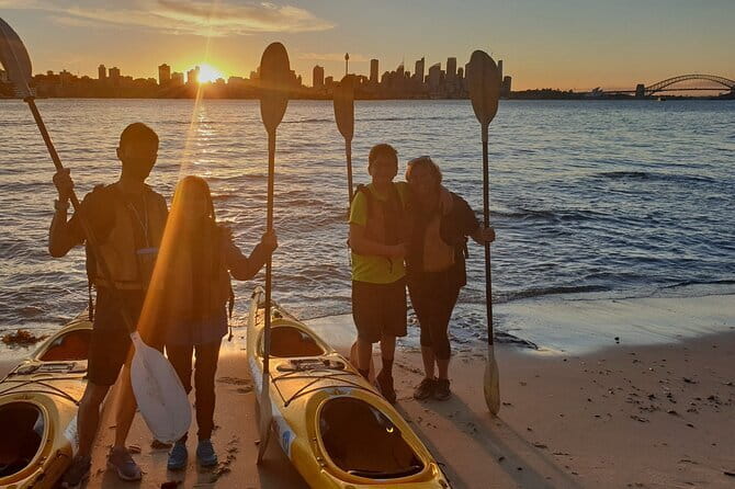 Sydney Harbour Sunset Dinner Paddle - Milk Beach: photos, a swim, and a useful pause