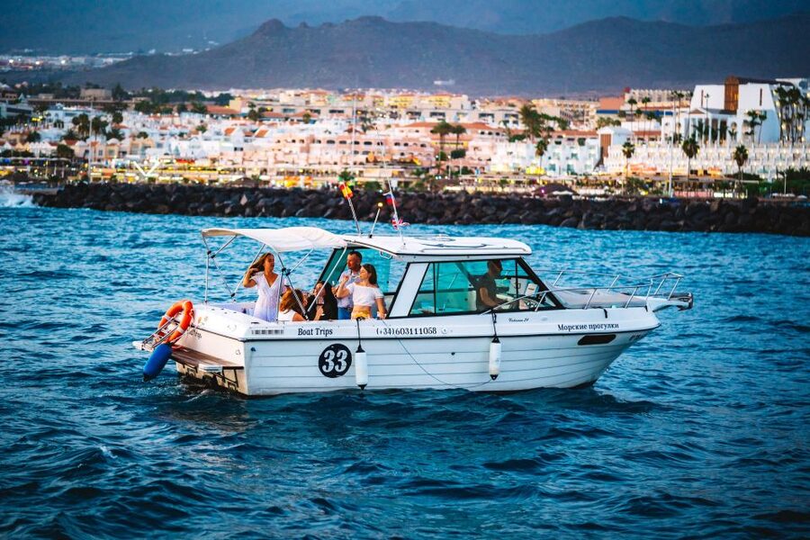 Tenerife South: Romantic Night Cruise - Sailing south as Tenerife lights up