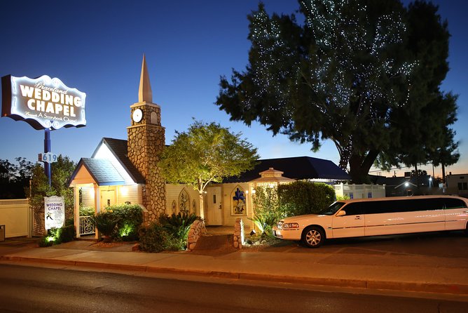 Traditional Wedding or Vow Renewal at Graceland Wedding Chapel - Flowers, music, and the short chapel service