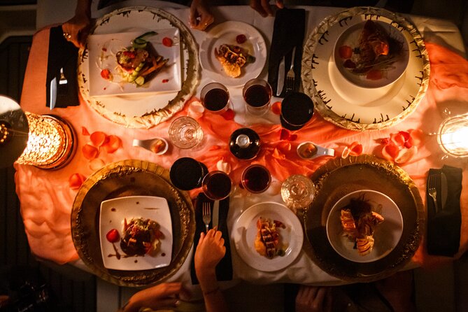 Tulum: Romantic Dinner on 34' Aventura Catamaran – All Inclusive - The Puerto Aventuras route and bay stop