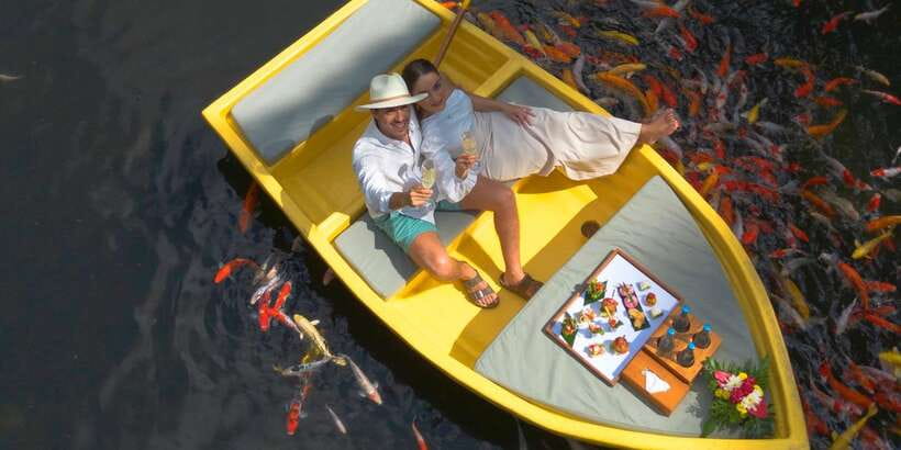Ubud: The Original Koi Fish Yellow Boat Photo Moment - What to bring and what to arrange