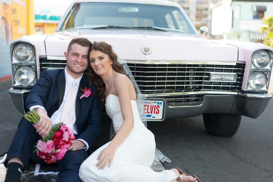 Vegas: Elvis-Themed Graceland Chapel Wedding or Vow Renewal - Flowers, certificates, and the photo session