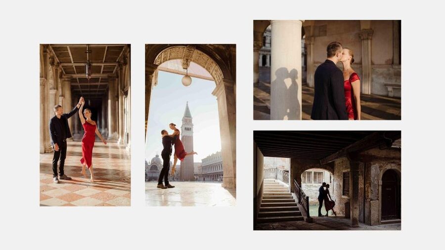 Venice: Elegant couple photos on your vacation - Who Gets the Best Value
