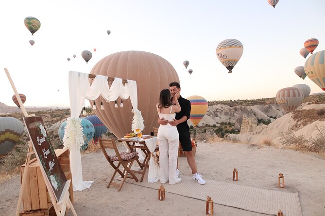 Wedding Proposal and Photoshoot with Hot Air Balloons - Weather is the one condition you cannot control