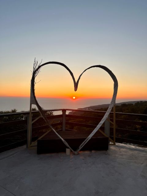 Zakynthos: Romantic Sunset Tour to Mizithres and Agalas Cave - Agalas sunset with wine and local snacks
